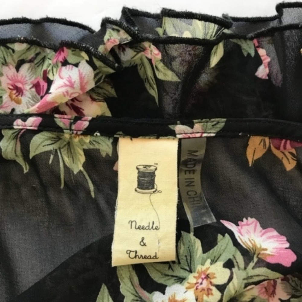 NEEDLE & THREAD Zipper Ruffle Dress - Picture 5 of 8